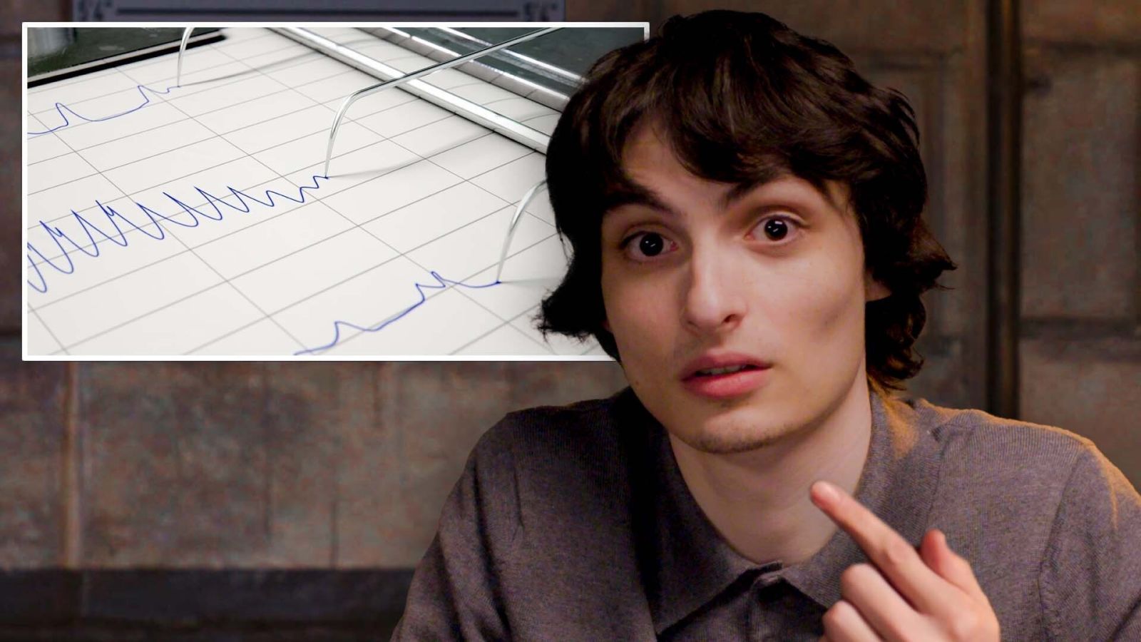 Finn Wolfhard Takes a Lie Detector Test