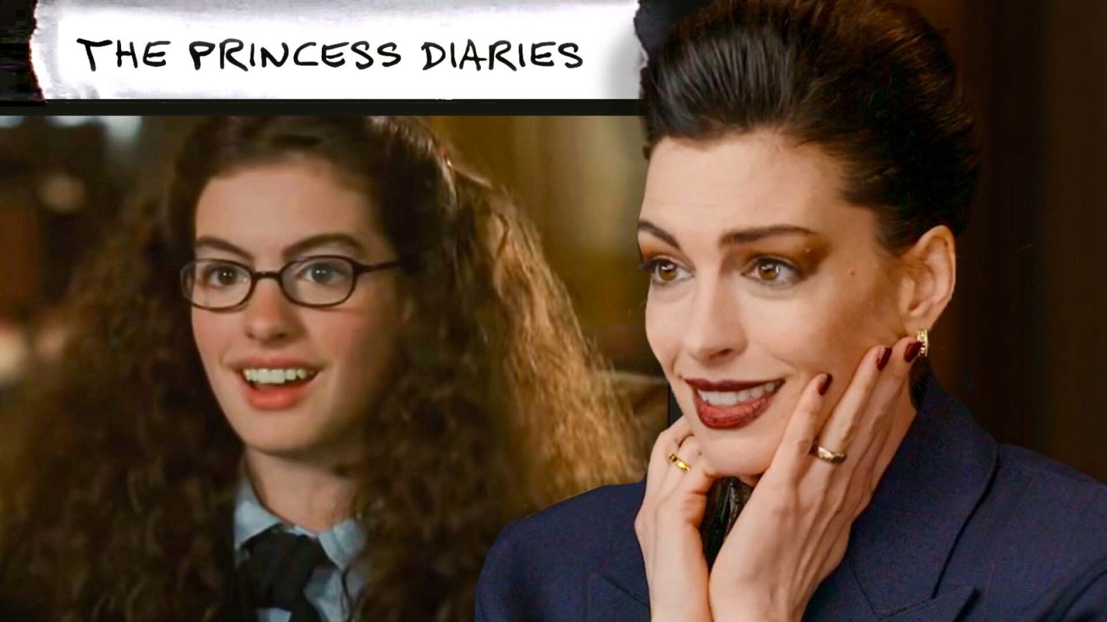 Anne Hathaway Rewatches The Princess Diaries, The Devil Wears Prada & More