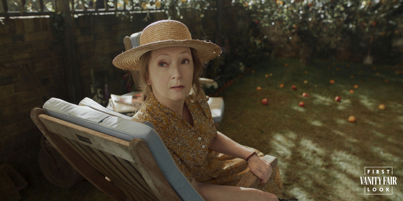 Lesley Manvilles Nancy Brigstocke in flashback scenes from Disclaimer as the mother of a lost son who writes a poison...