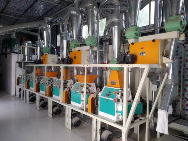 6臺磨平篩出粉設備